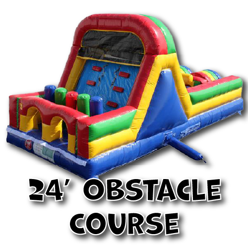 24' obstacle course inflatable