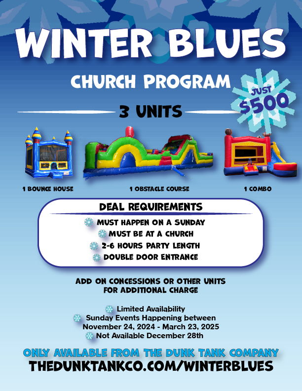 Winter Blues Church Program | Affordable Church Event Rentals in Michigan